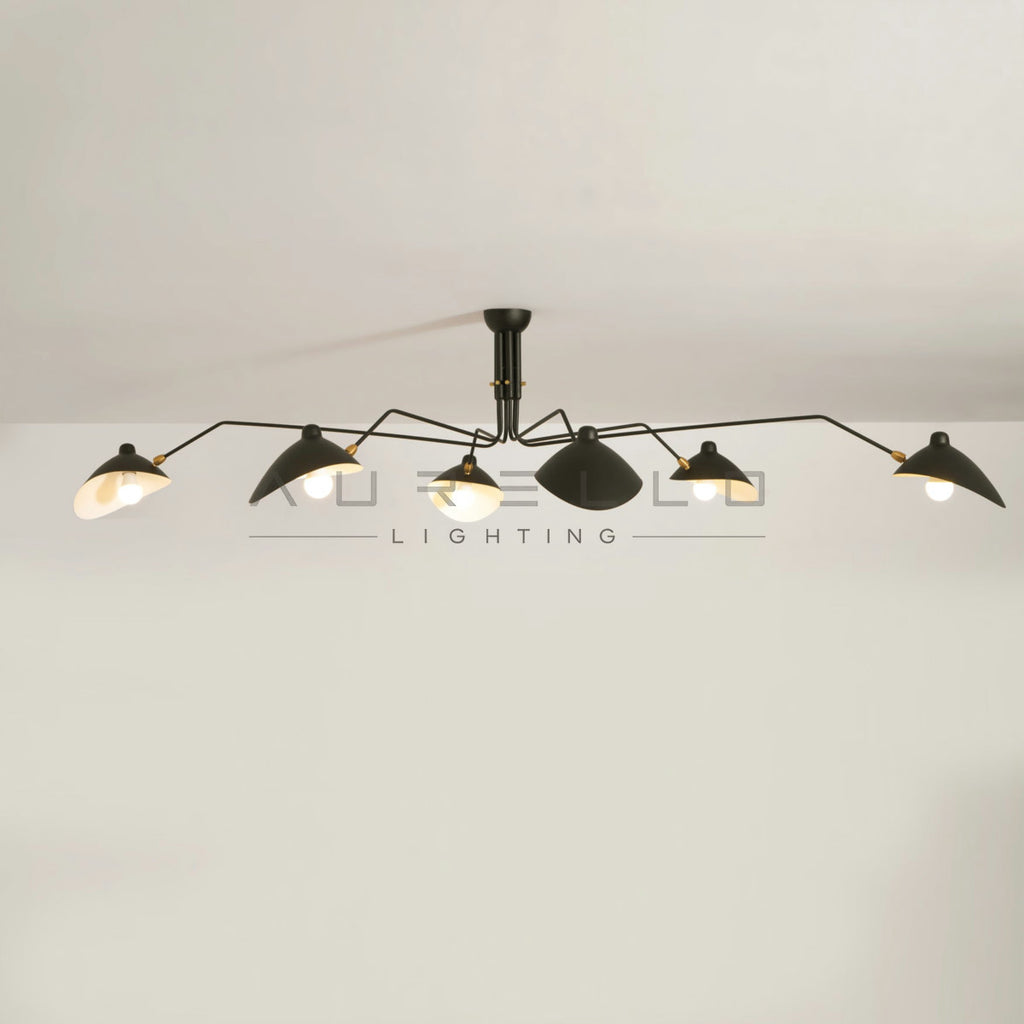 Multi-Arm Spider Ceiling Light A