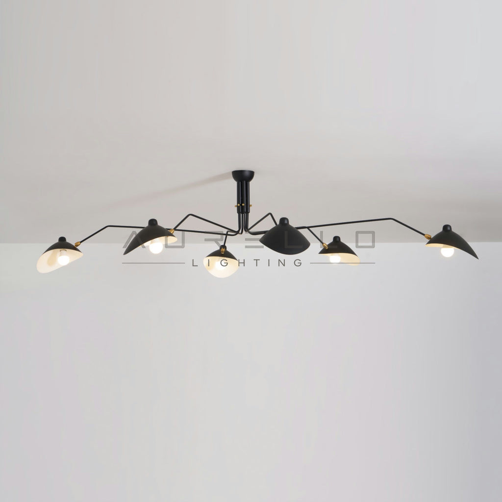 Multi-Arm Spider Ceiling Light A