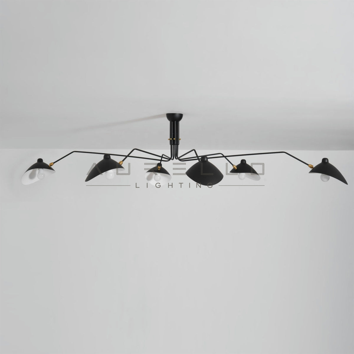 Multi-Arm Spider Ceiling Light A