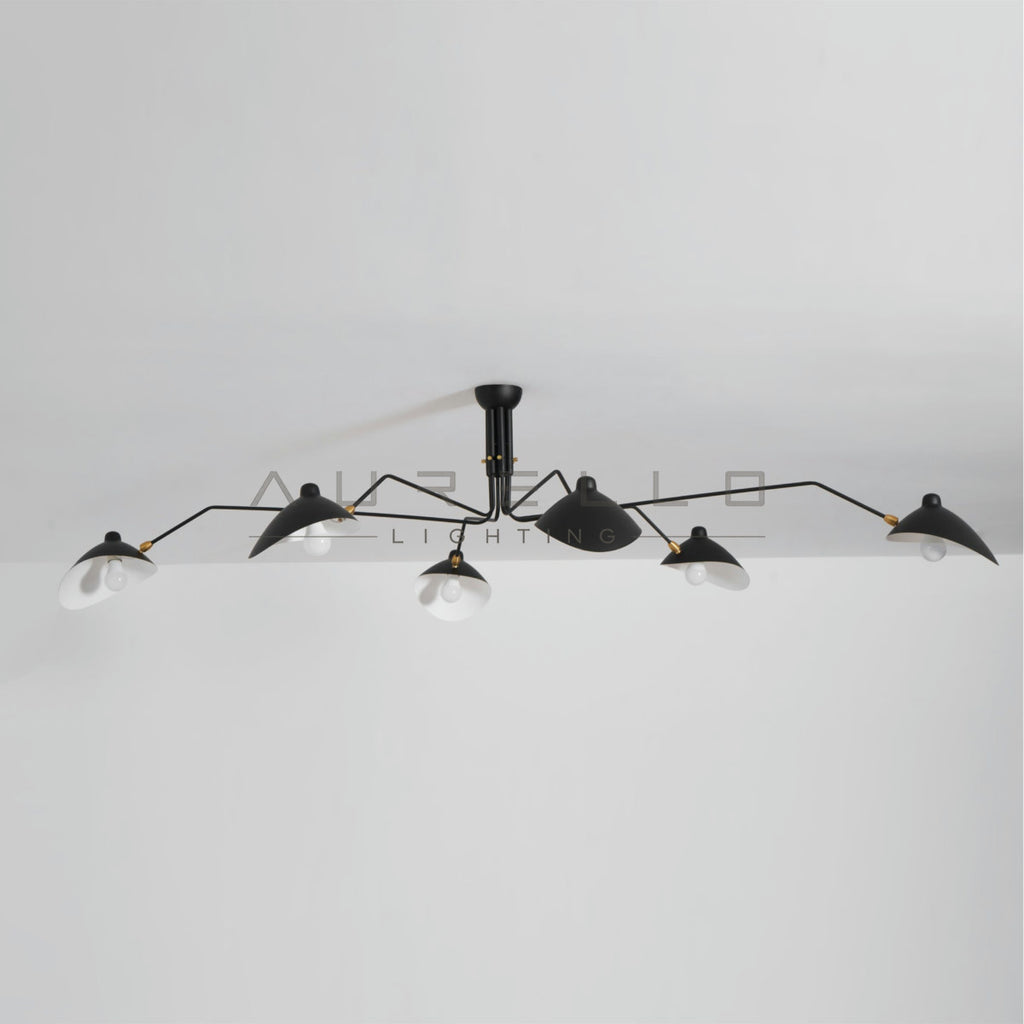 Multi-Arm Spider Ceiling Light A