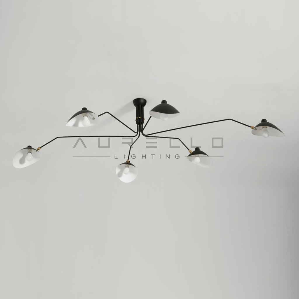 Multi-Arm Spider Ceiling Light A