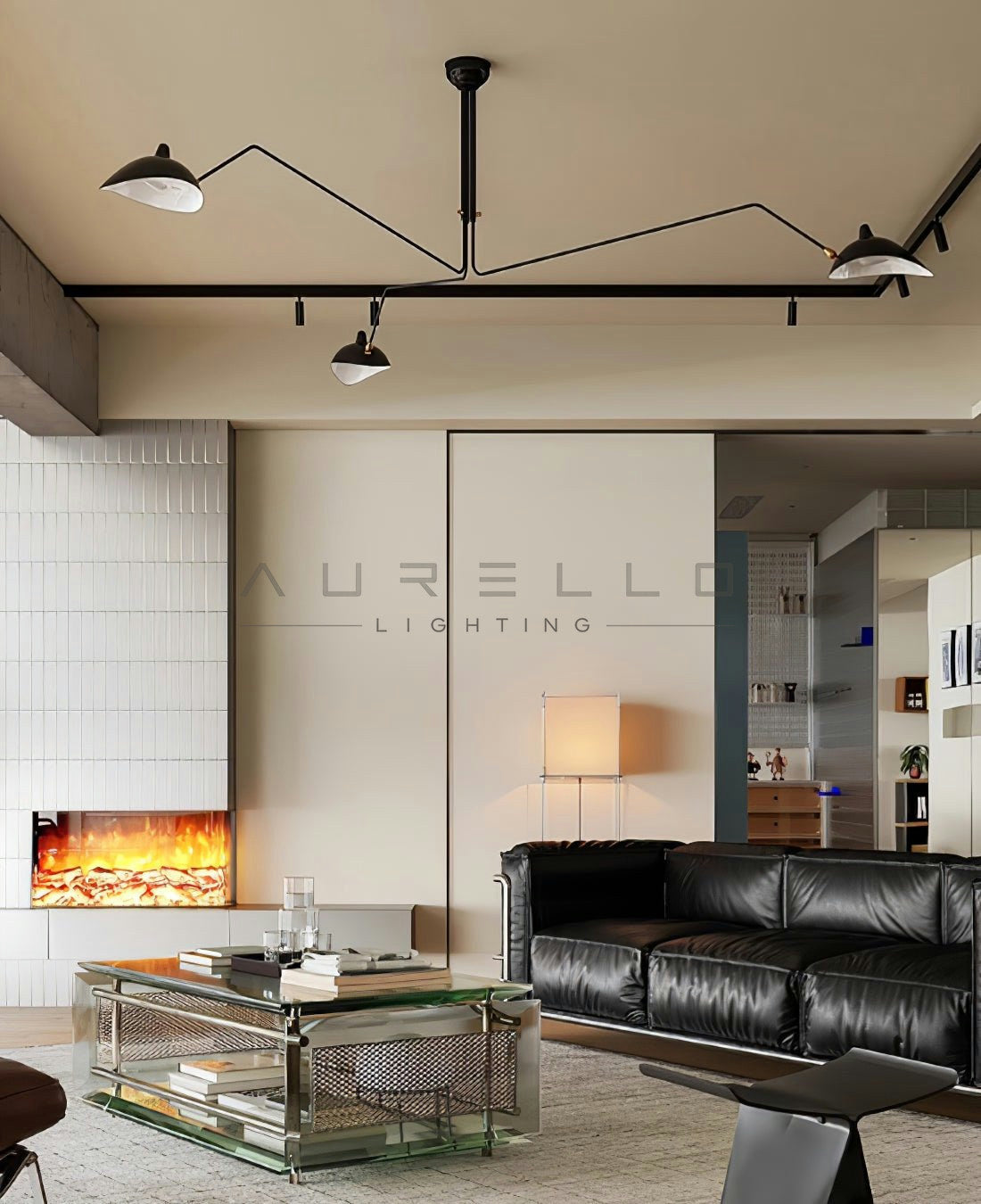 Multi-Arm Spider Ceiling Light A