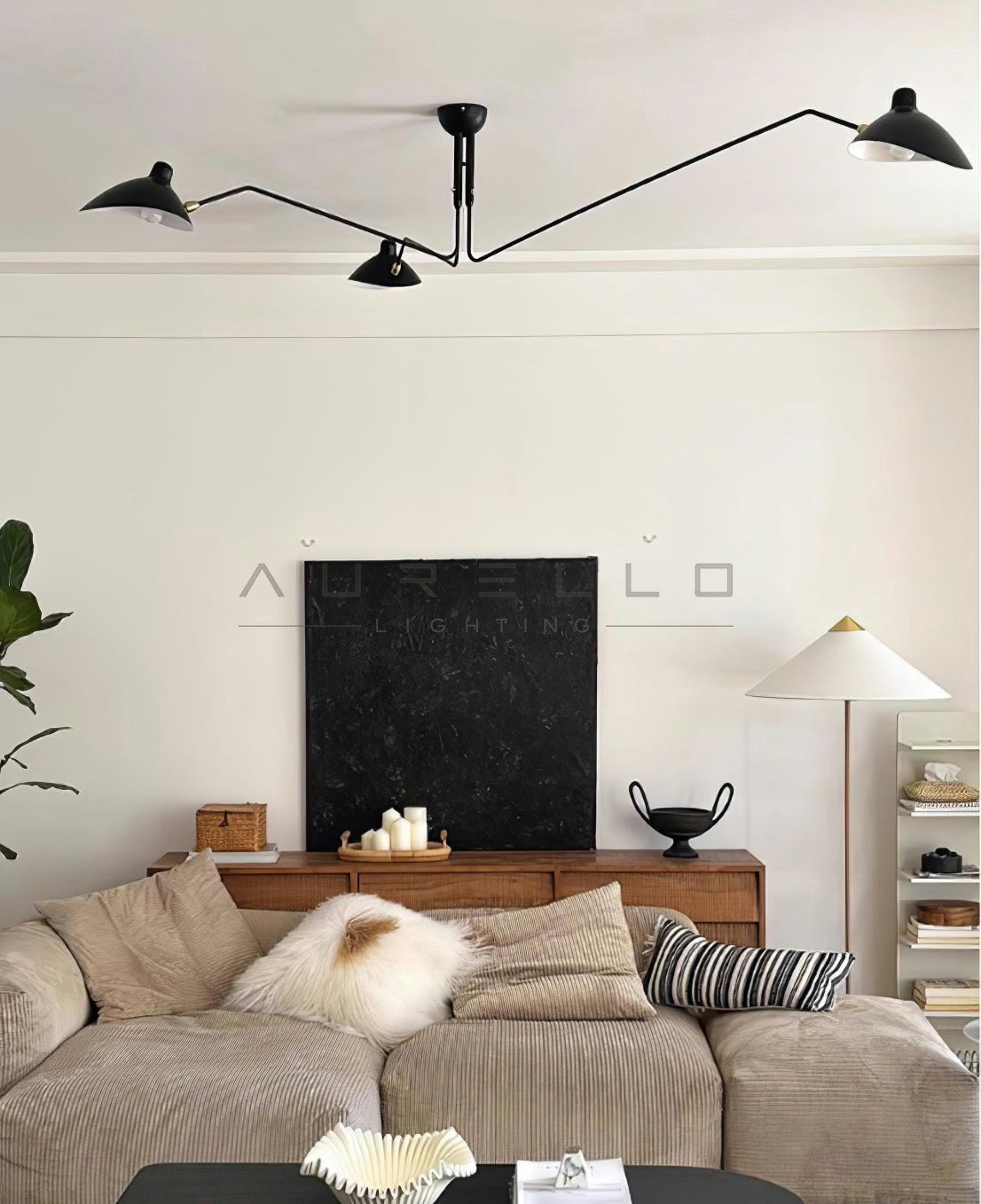 Multi-Arm Spider Ceiling Light A