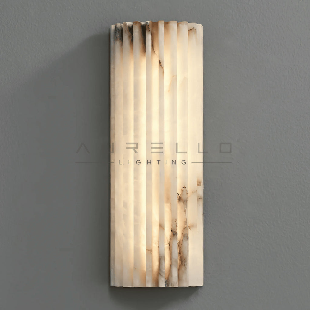 Alvia Alabaster Wall Light
