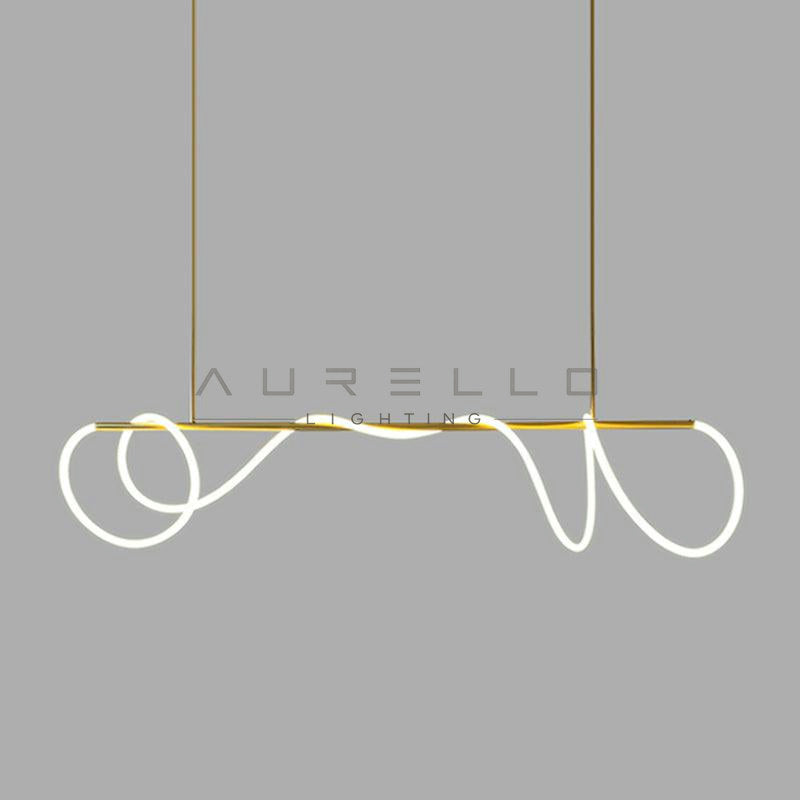 Flexible Linear Curve Chandelier