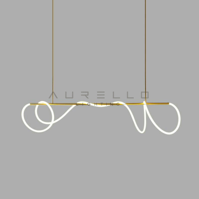 Flexible Linear Curve Chandelier