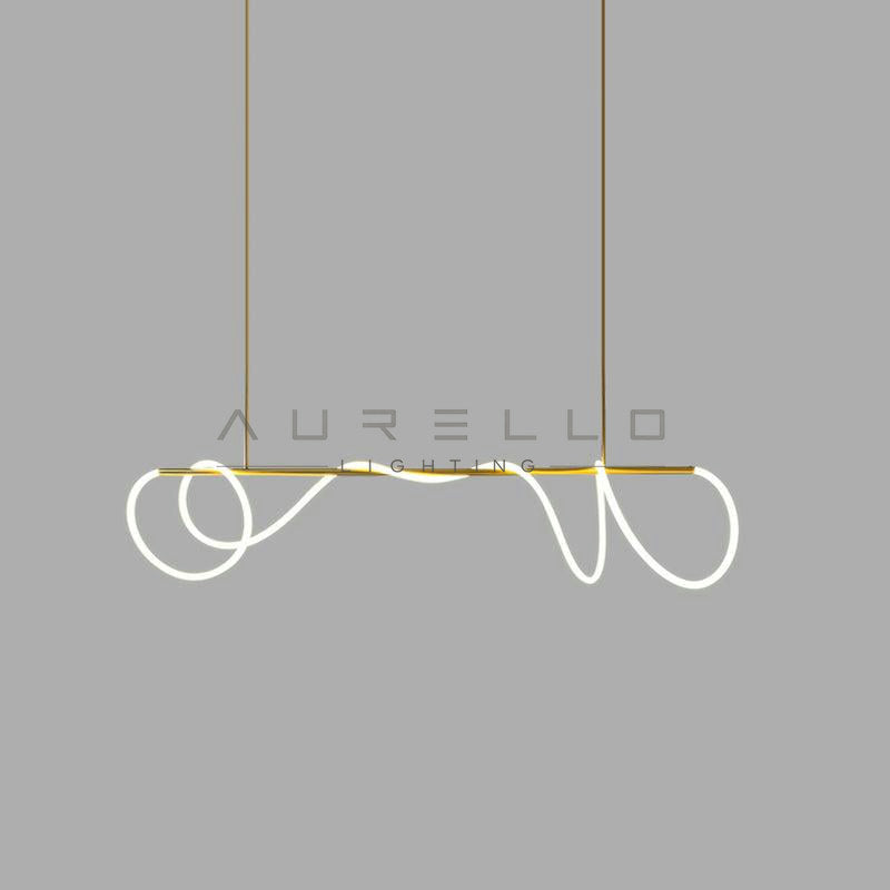 Flexible Linear Curve Chandelier