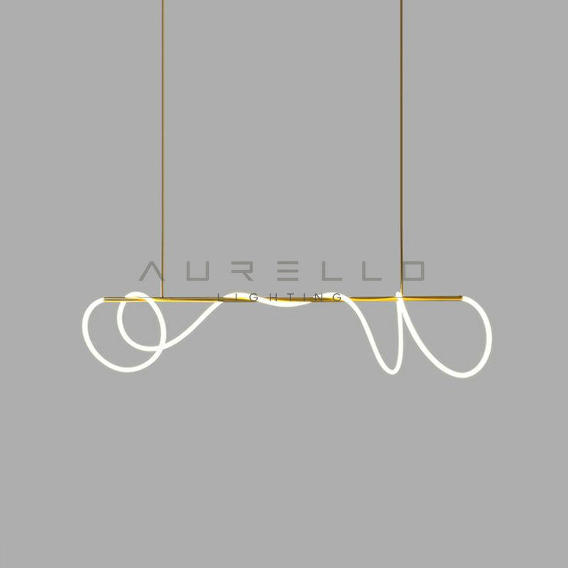 Flexible Linear Curve Chandelier
