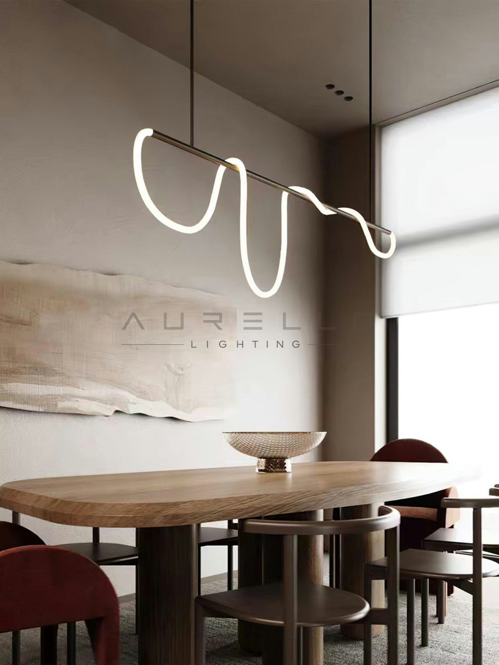 Flexible Linear Curve Chandelier