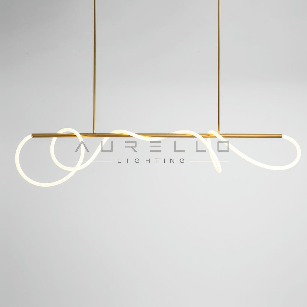 Flexible Linear Curve Chandelier