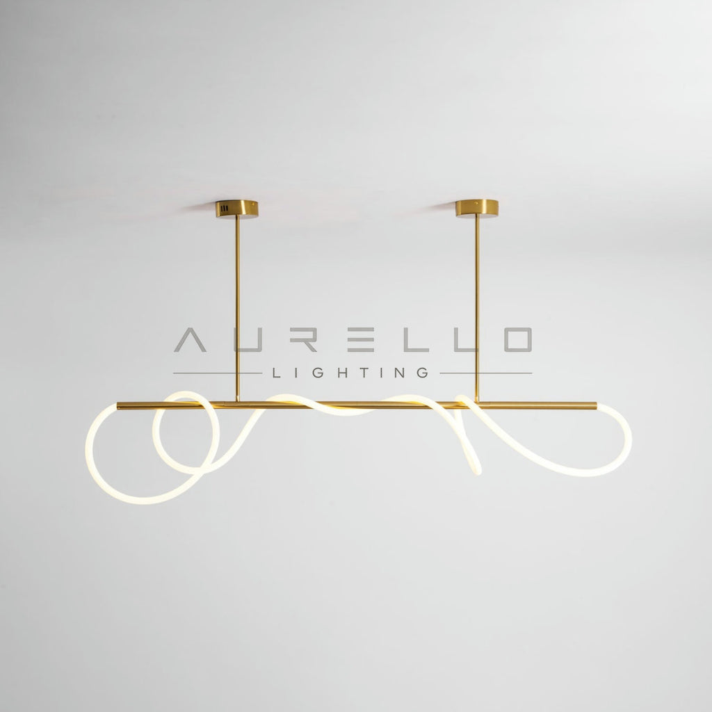 Flexible Linear Curve Chandelier