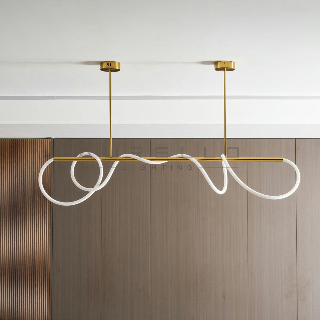Flexible Linear Curve Chandelier