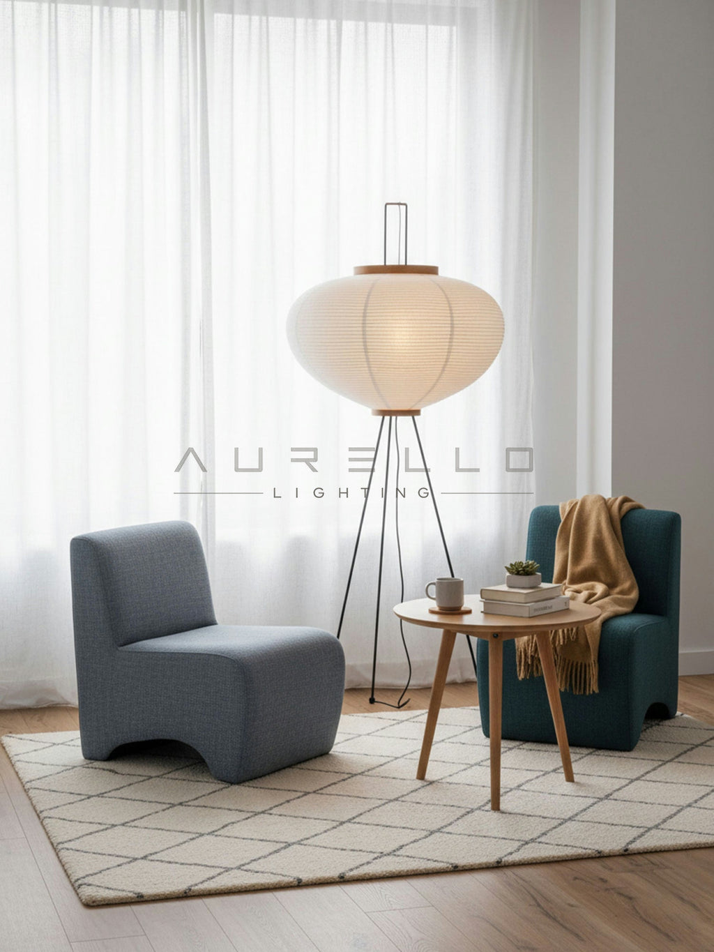 Rice Paper Floor Lamp