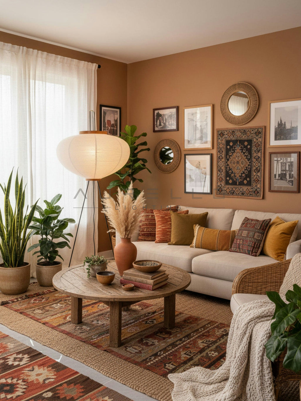Rice Paper Floor Lamp
