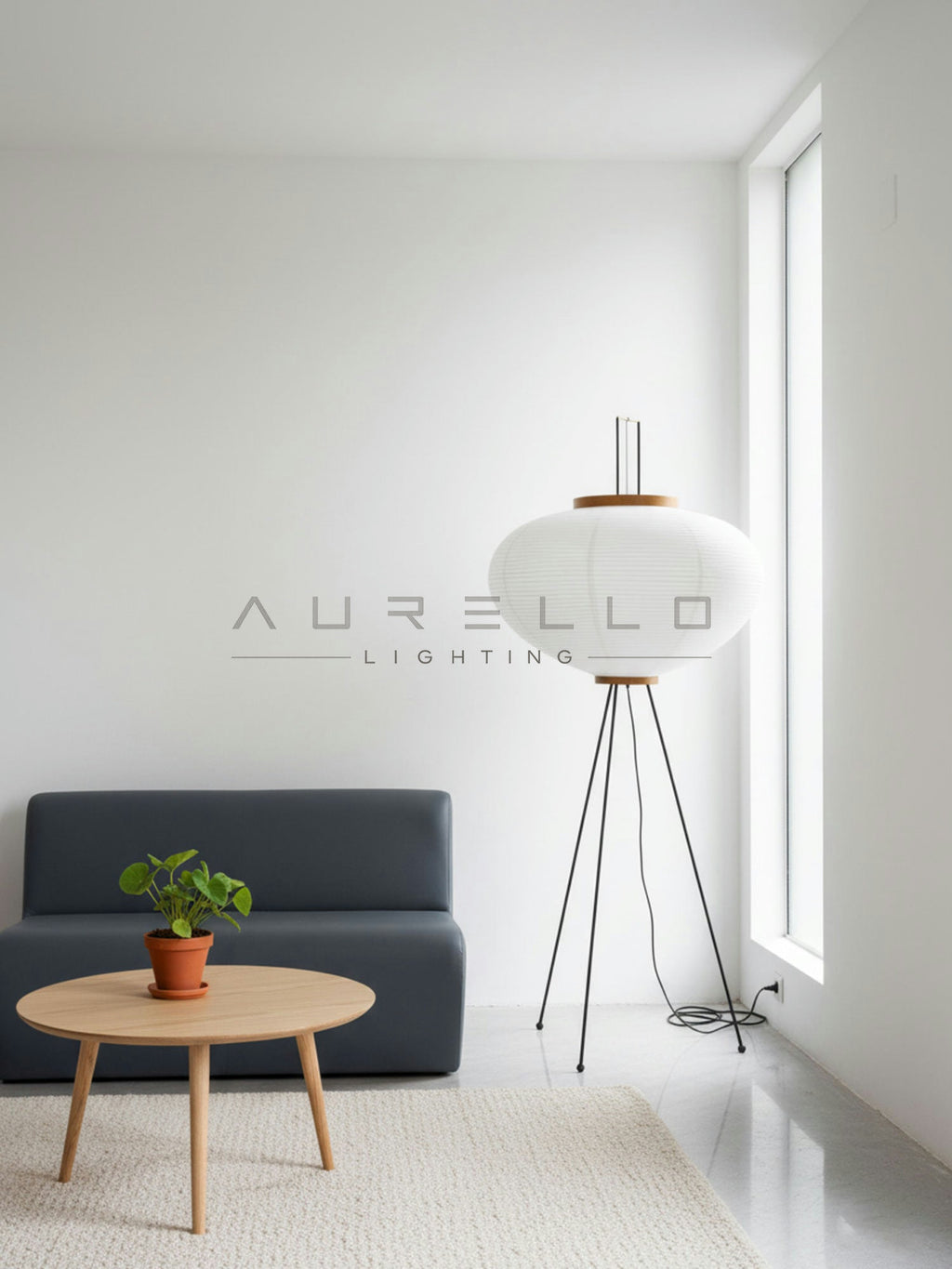 Rice Paper Floor Lamp