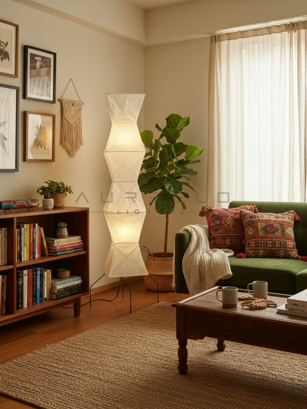 Rice Paper Floor Lamp
