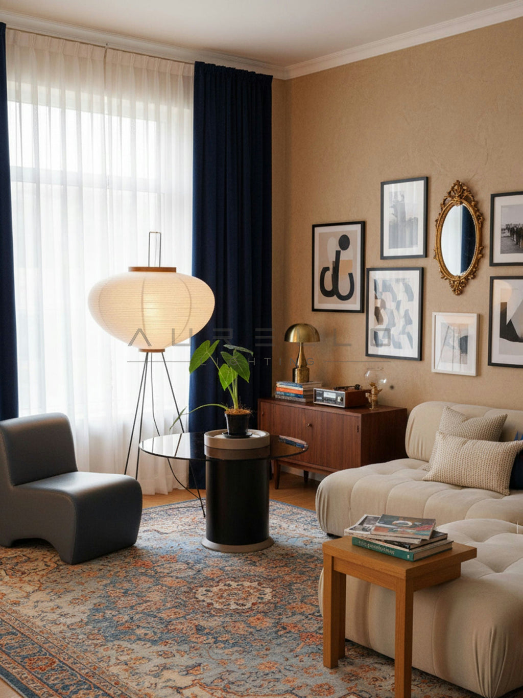 Rice Paper Floor Lamp