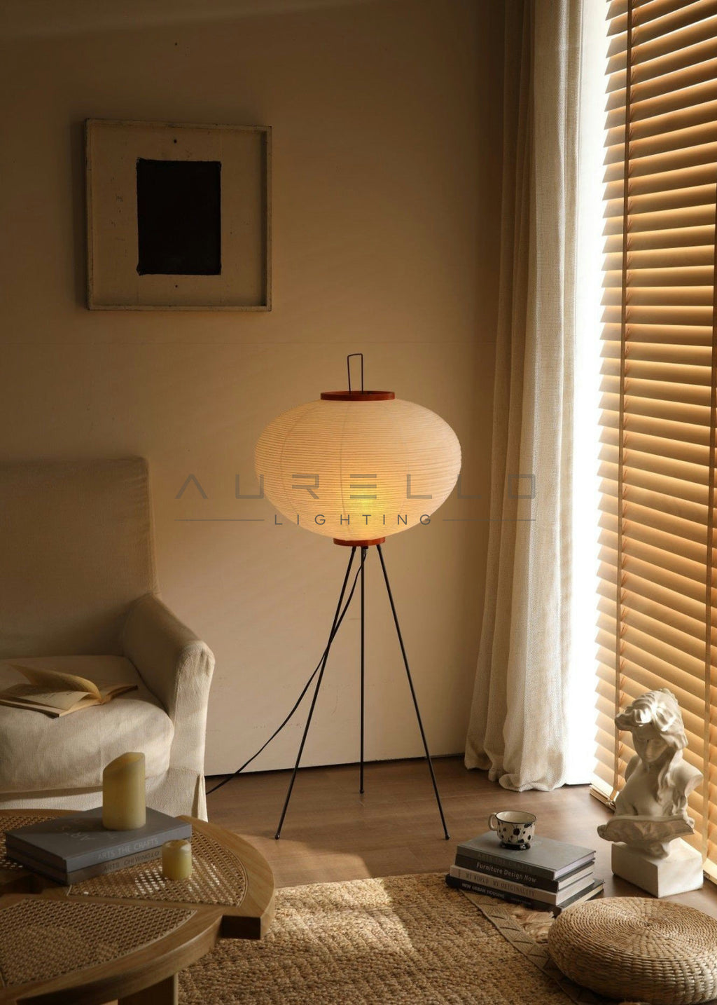 Rice Paper Floor Lamp