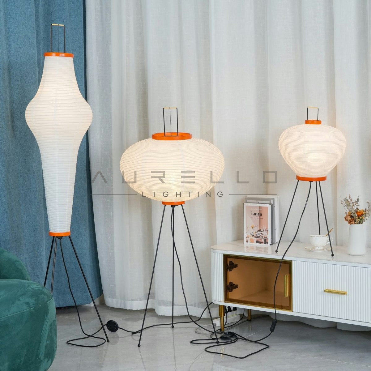 Rice Paper Floor Lamp
