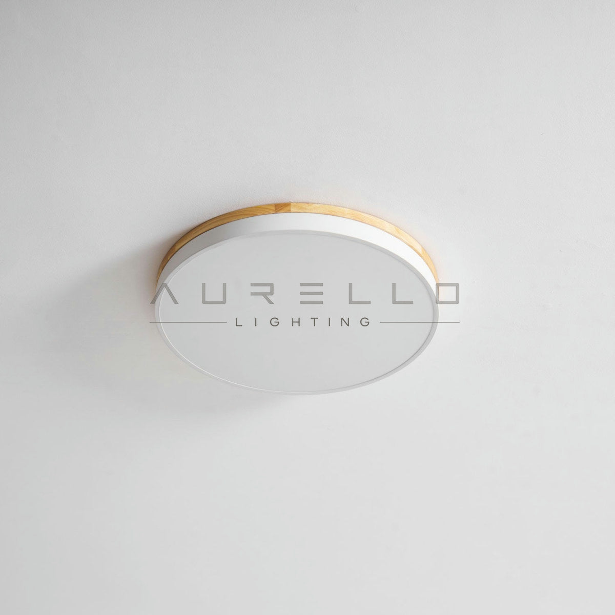 Zara Circular Wood Ceiling Lamp