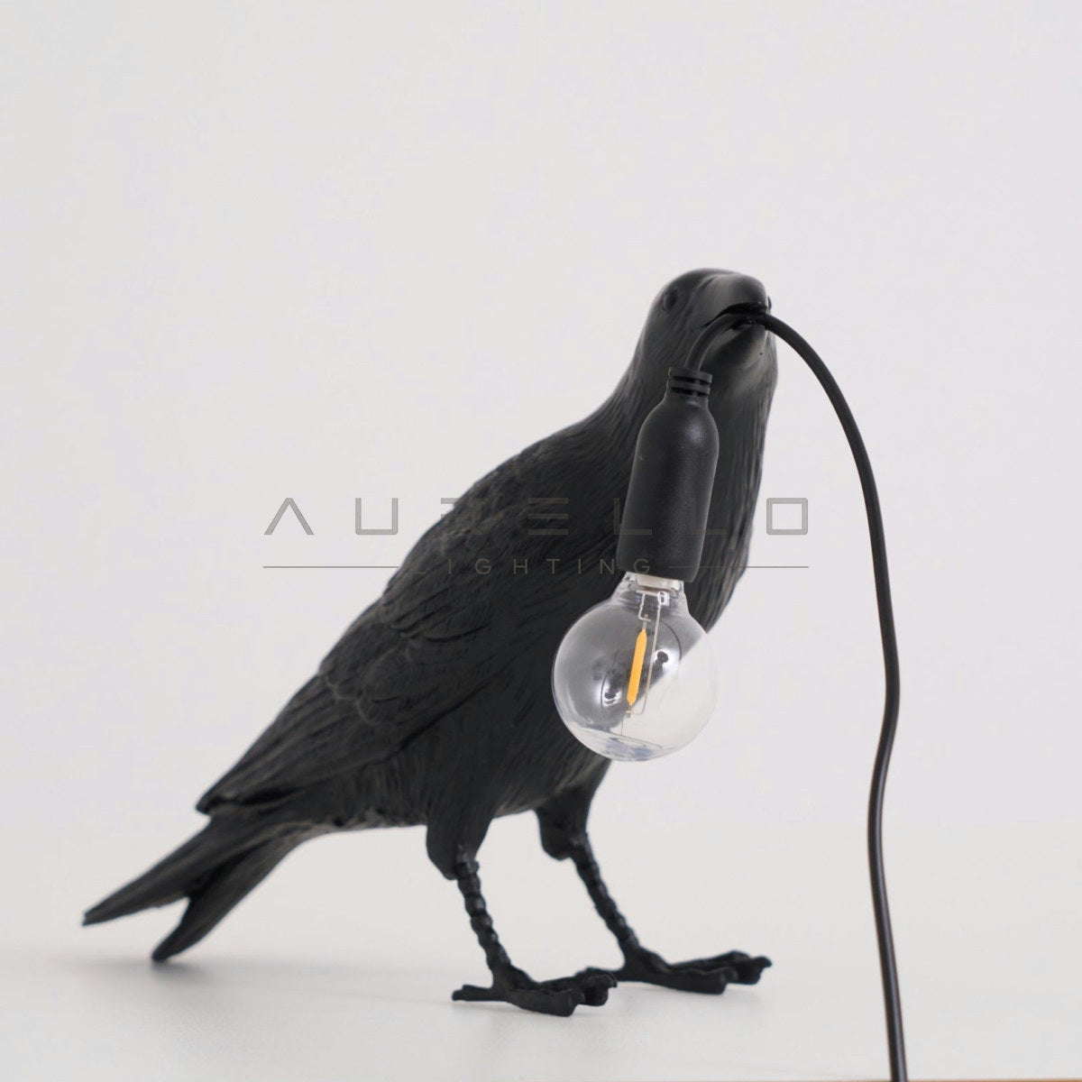 Raven Resin Table Lamp
