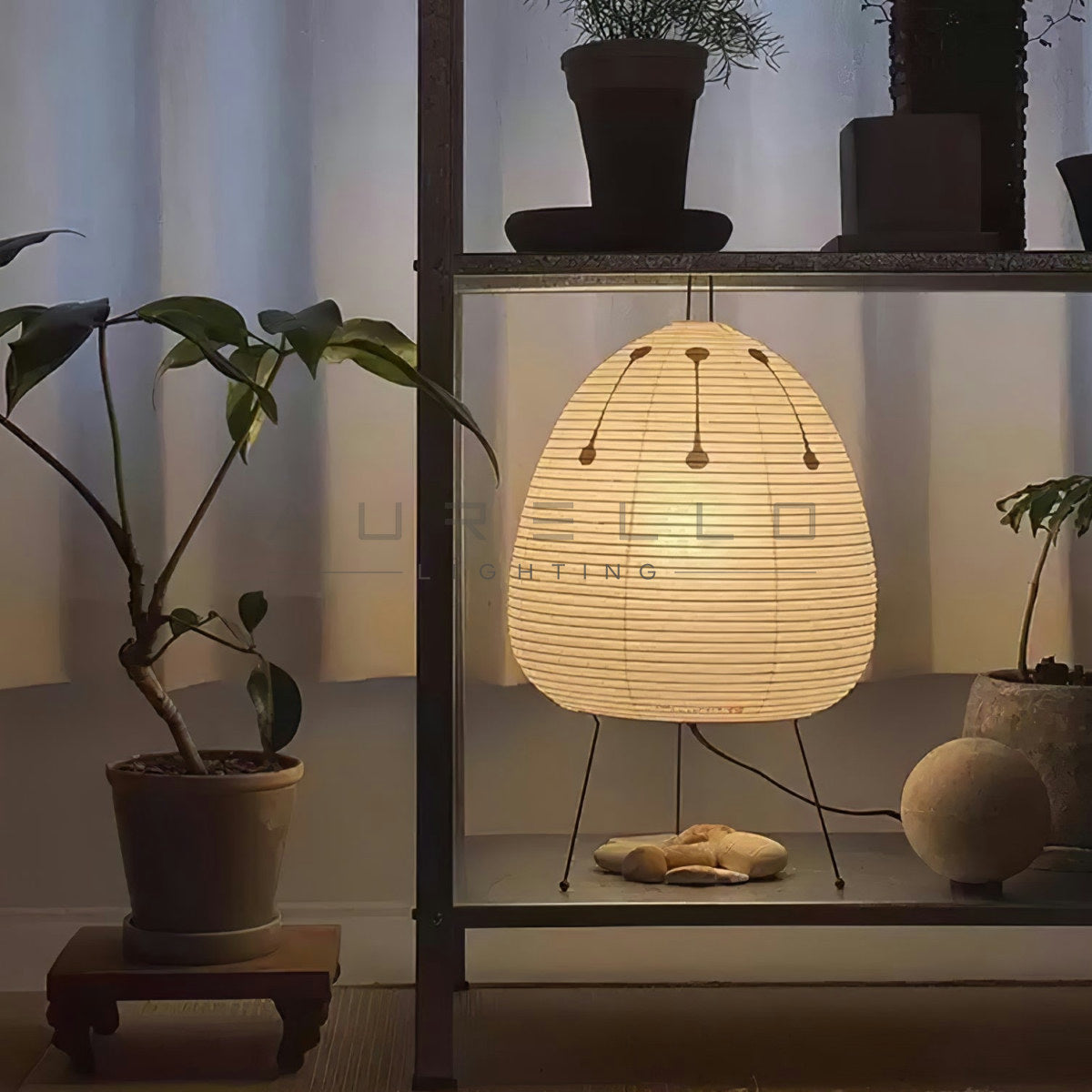 Japanese Lantern Table Lamp