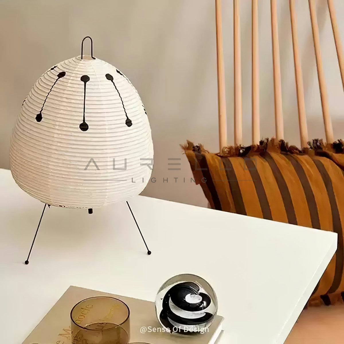 Japanese Lantern Table Lamp