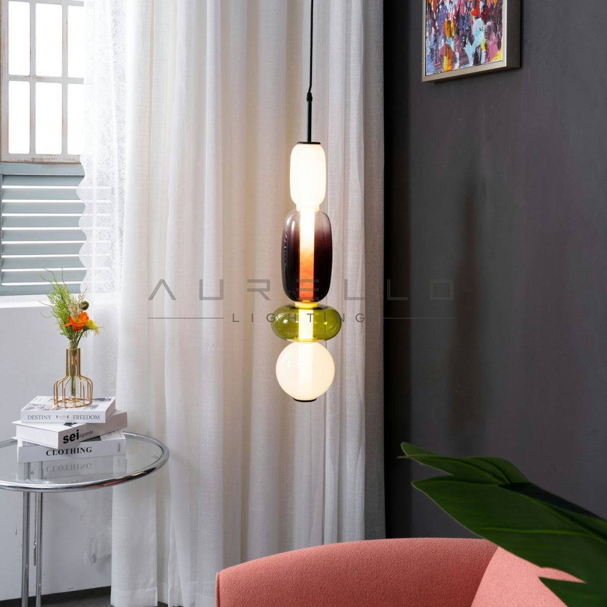 Candied Glass Pendant Light