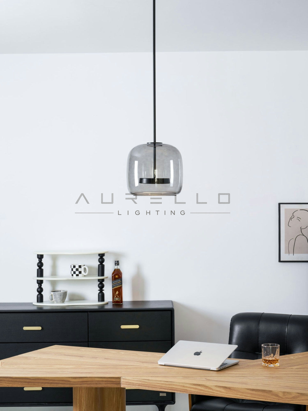 Metro Sphere Glass Pendant Lamp