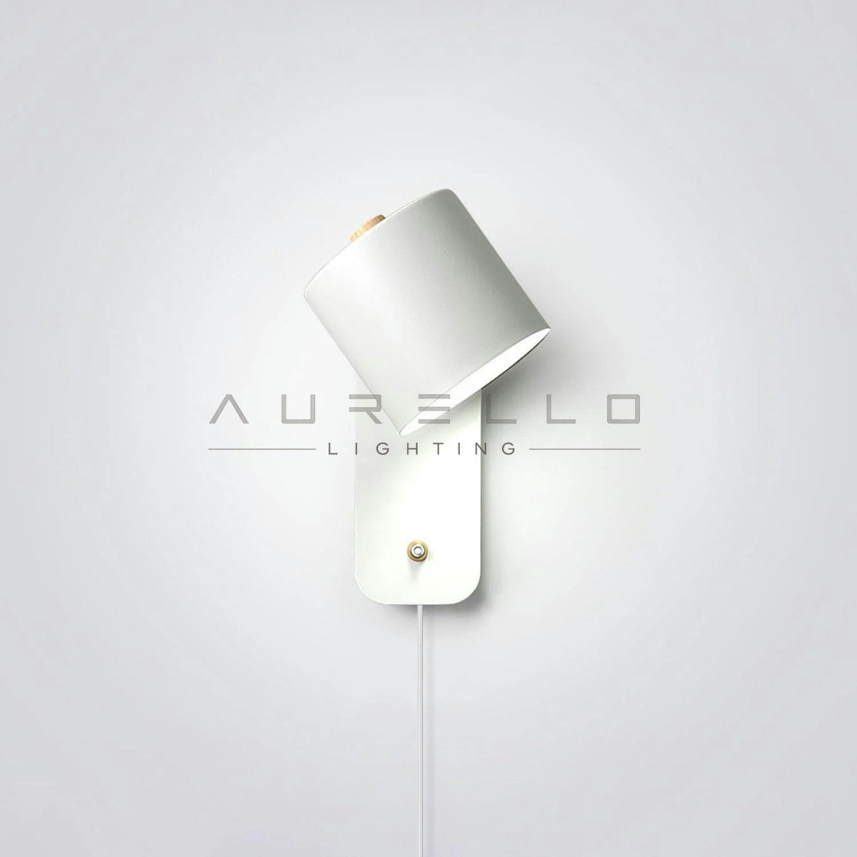 Rotatable Cylinder Plug-in Wall Lamp