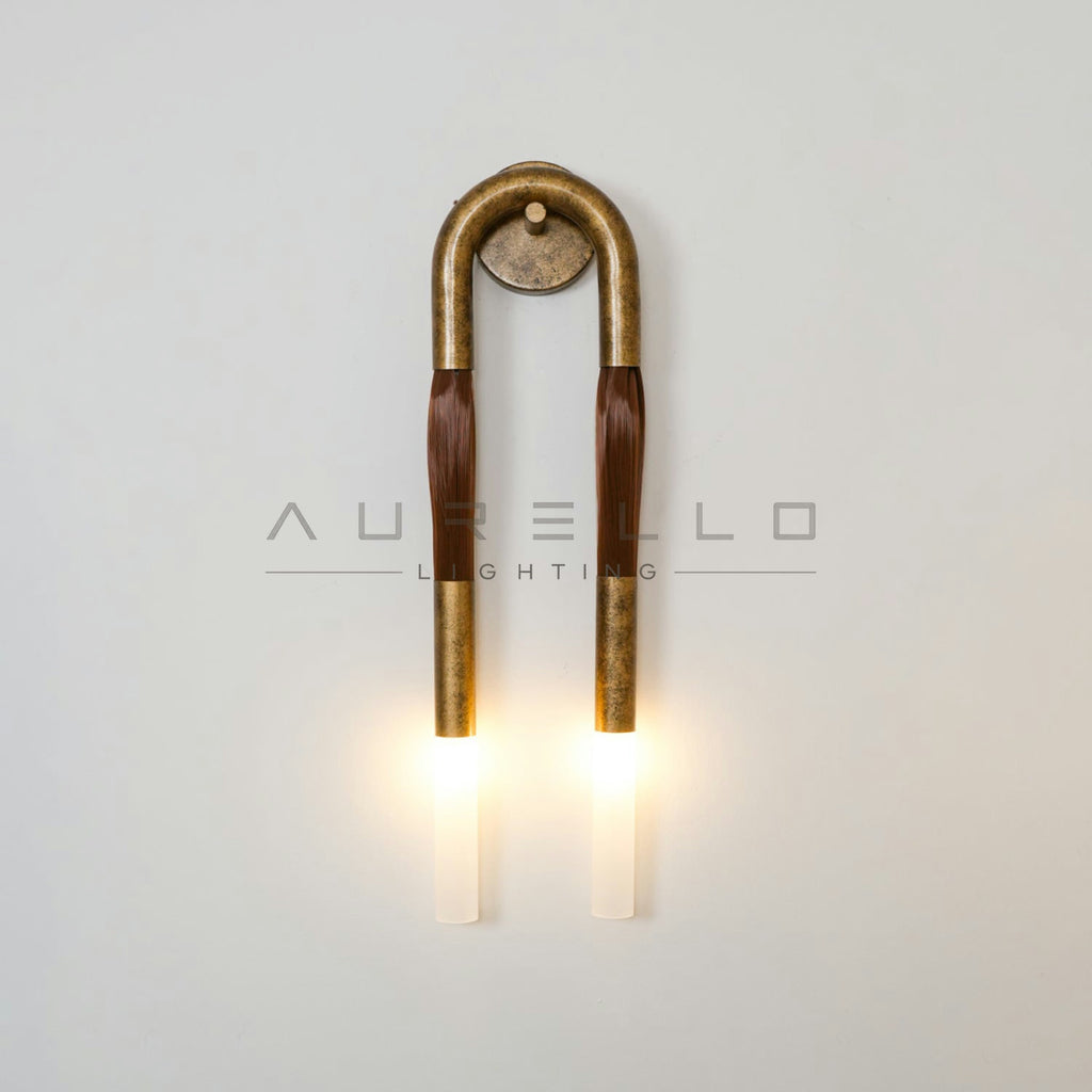 Horsehair Wall Lamp