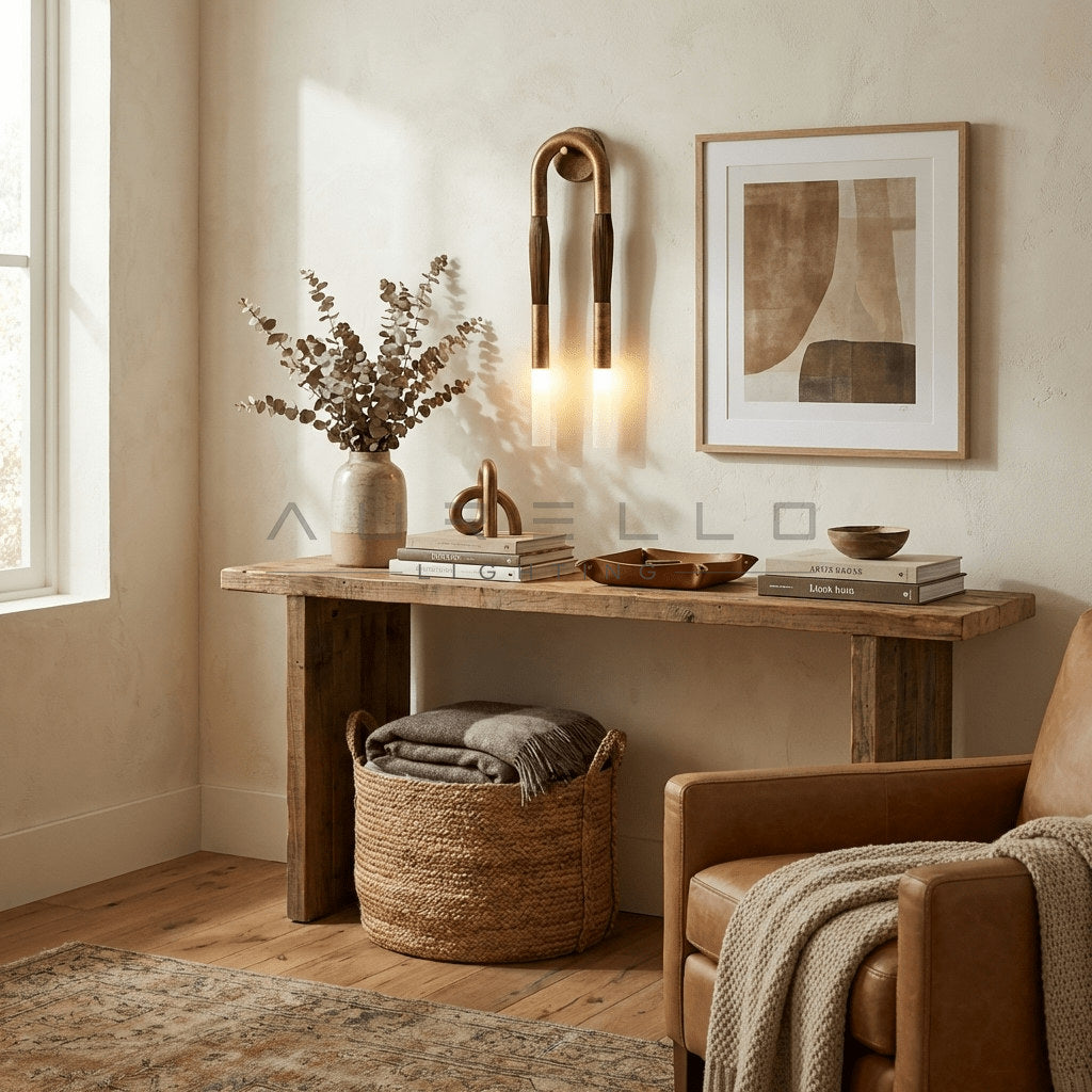 Horsehair Wall Lamp