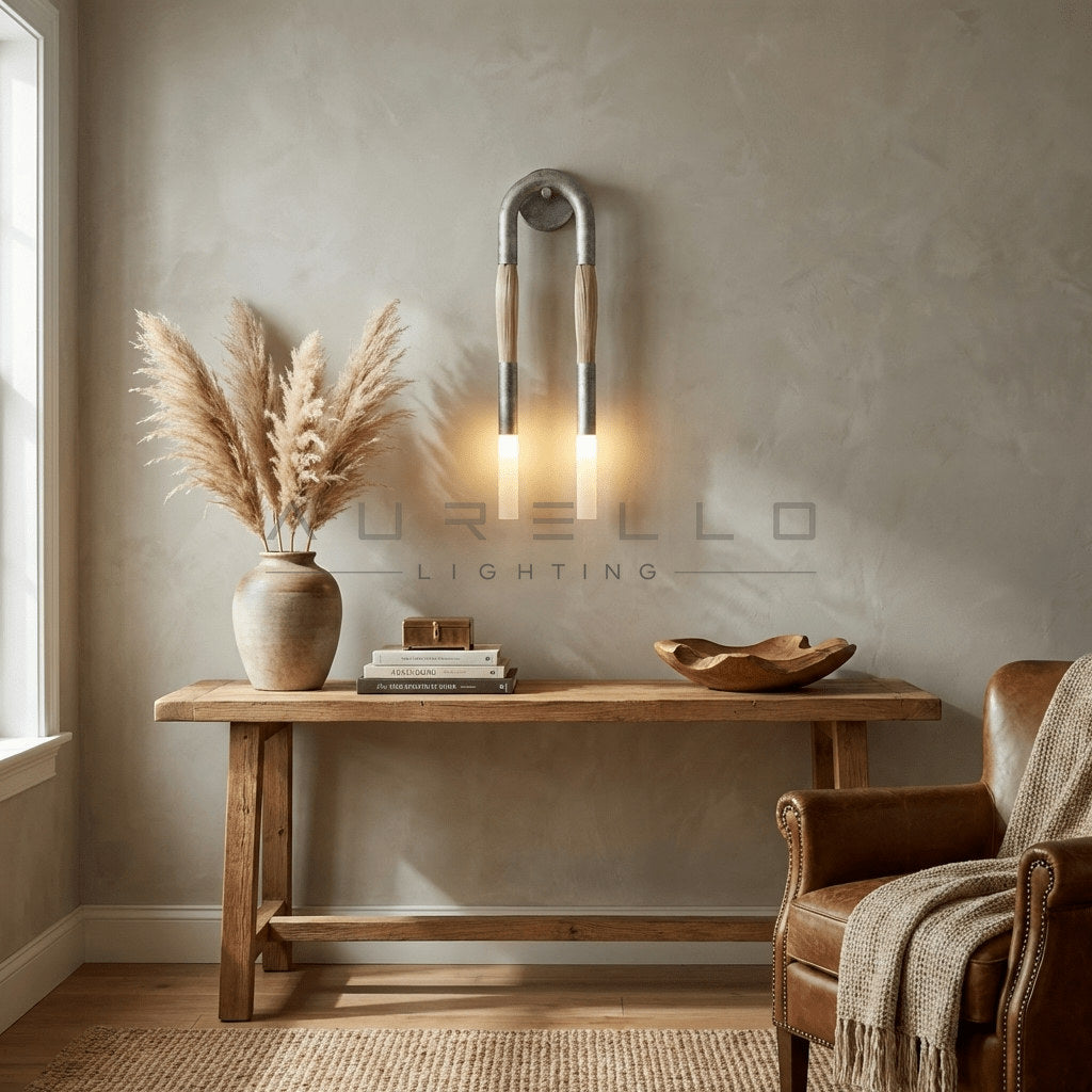 Horsehair Wall Lamp
