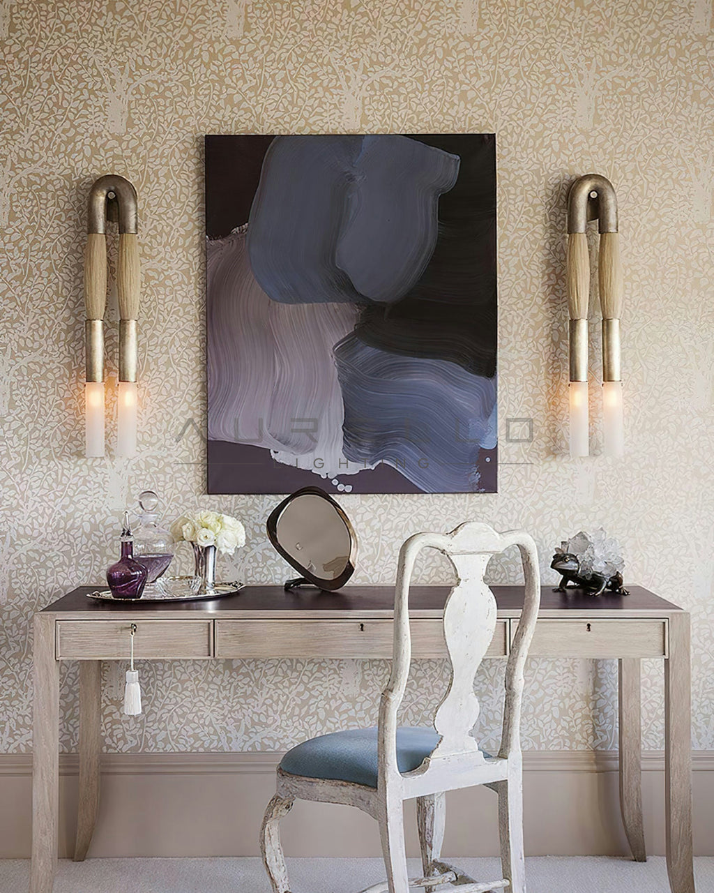 Horsehair Wall Lamp