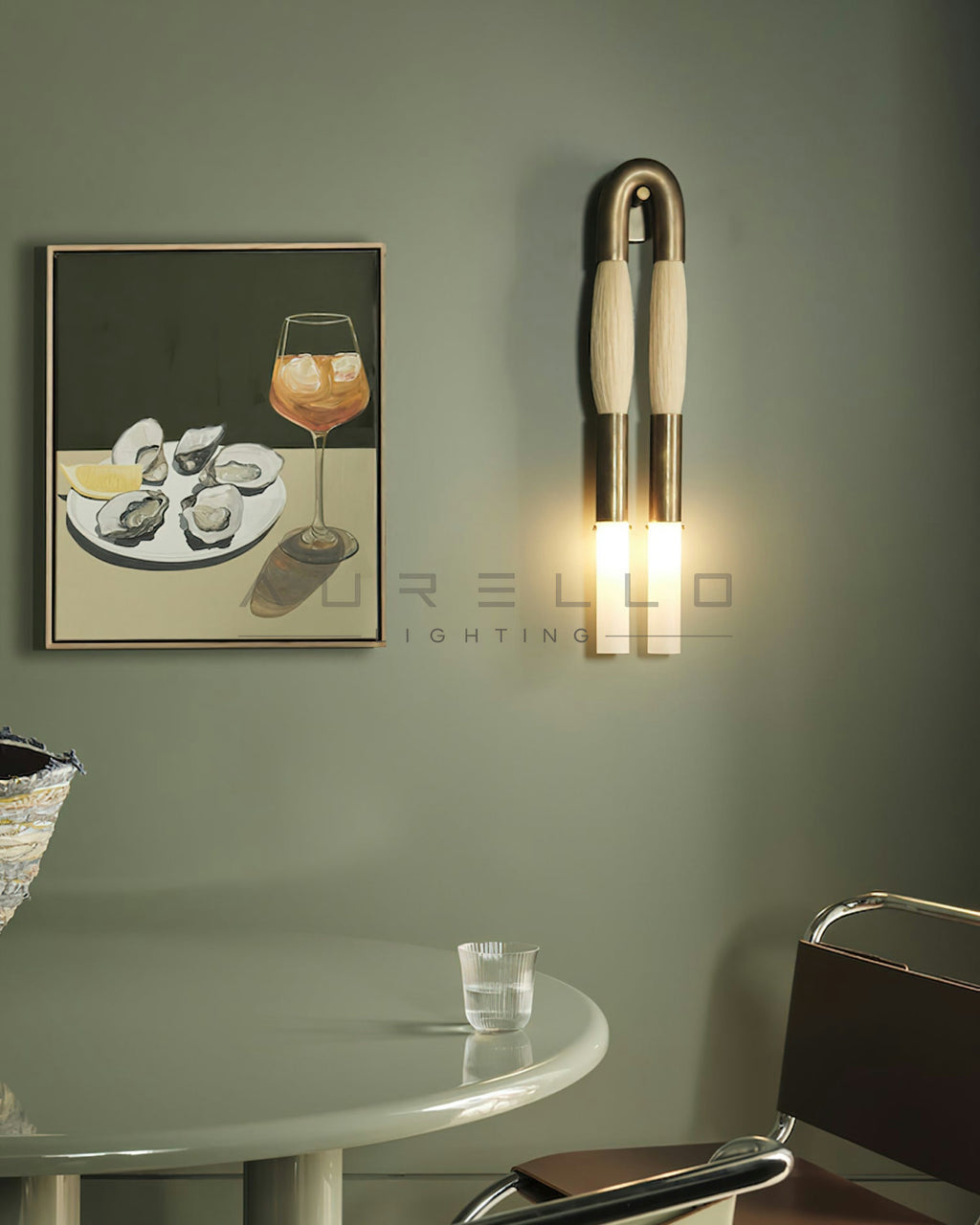 Horsehair Wall Lamp