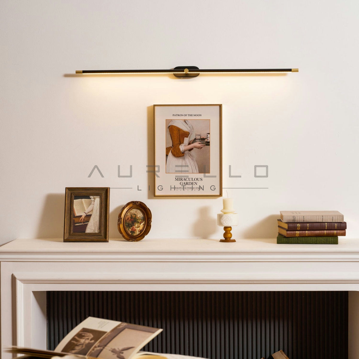 Minimalist Linear Rechargeable Wall Lamp