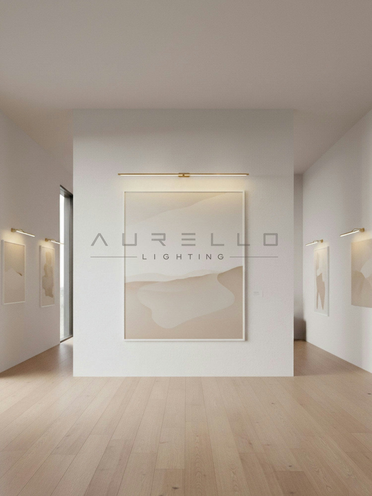 Minimalist Linear Rechargeable Wall Lamp
