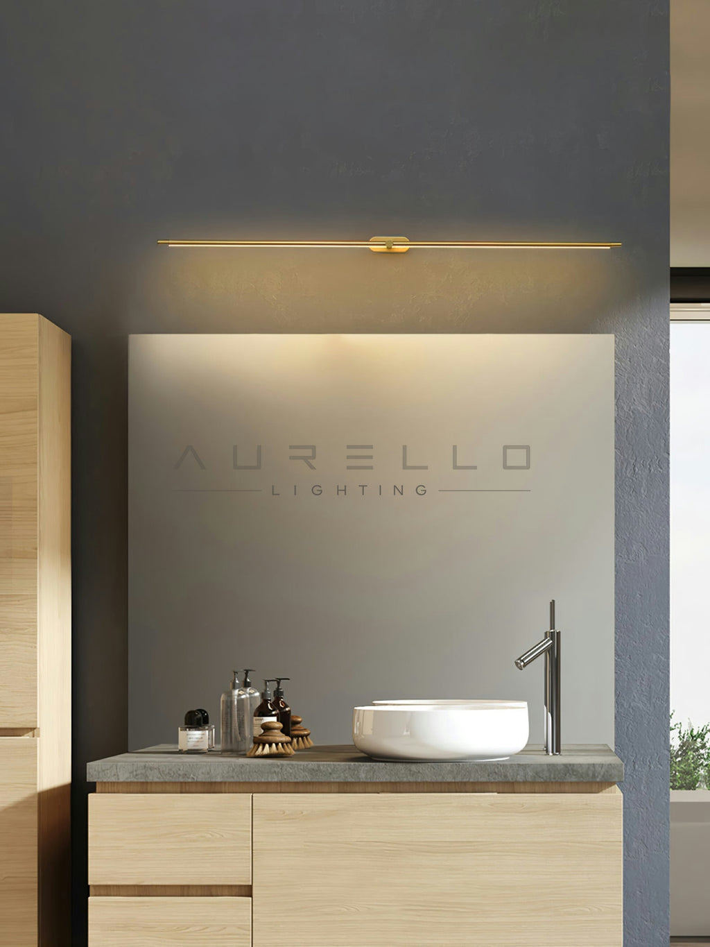Minimalist Linear Rechargeable Wall Lamp
