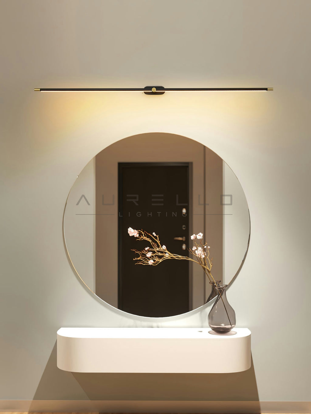 Minimalist Linear Rechargeable Wall Lamp