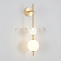 Vertical Globe Wall Lamp