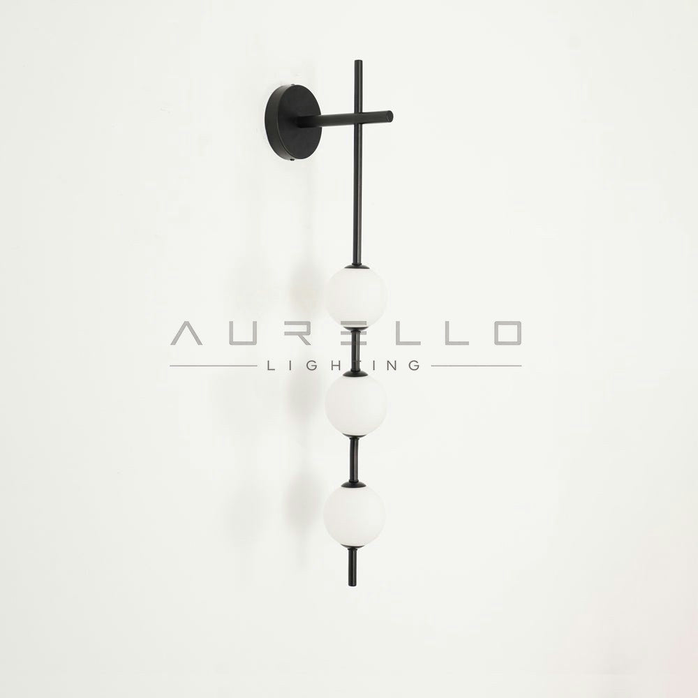 Vertical Globe Wall Lamp