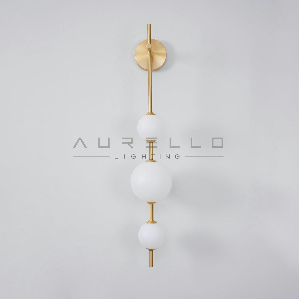 Vertical Globe Wall Lamp