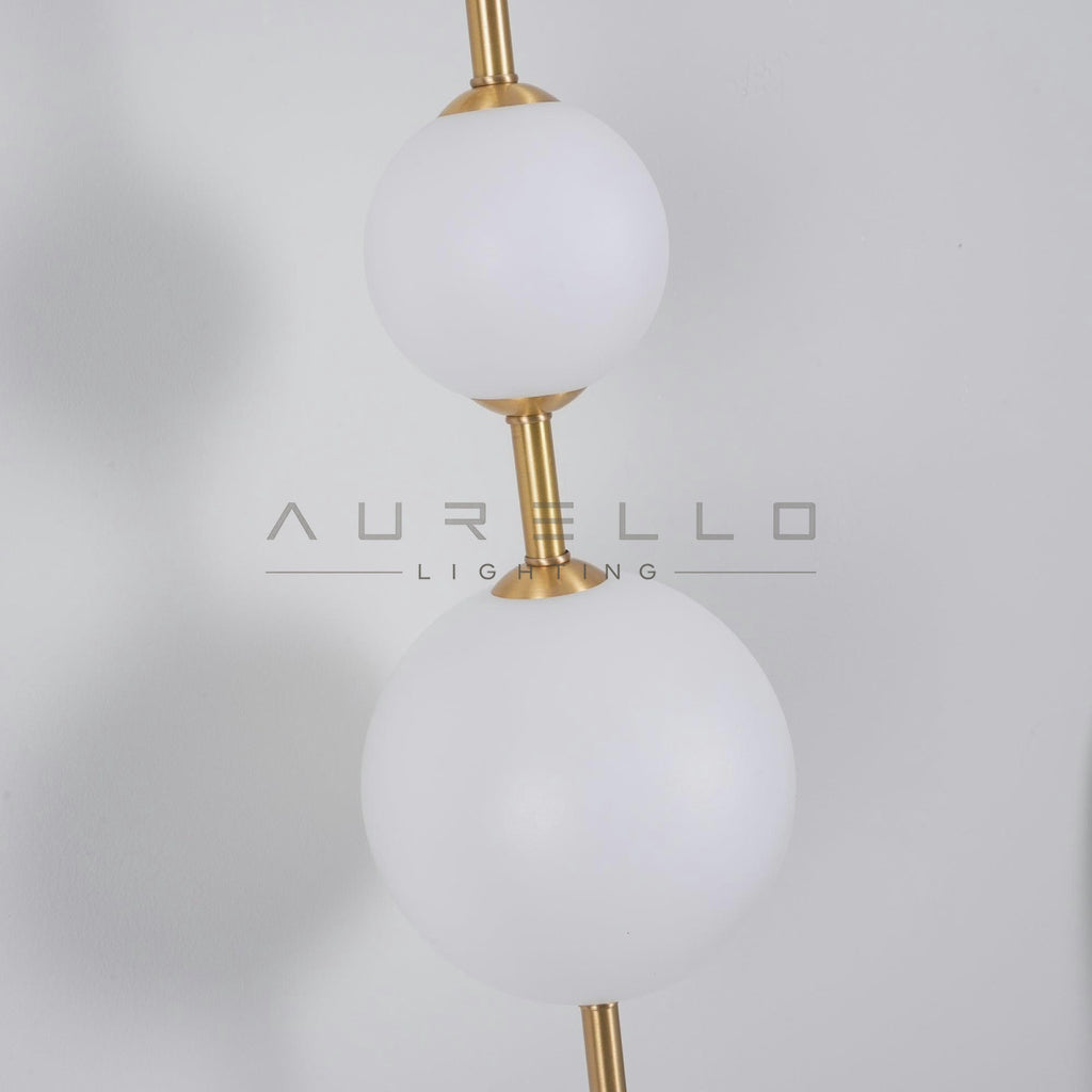 Vertical Globe Wall Lamp