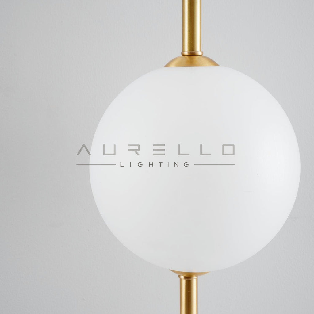 Vertical Globe Wall Lamp