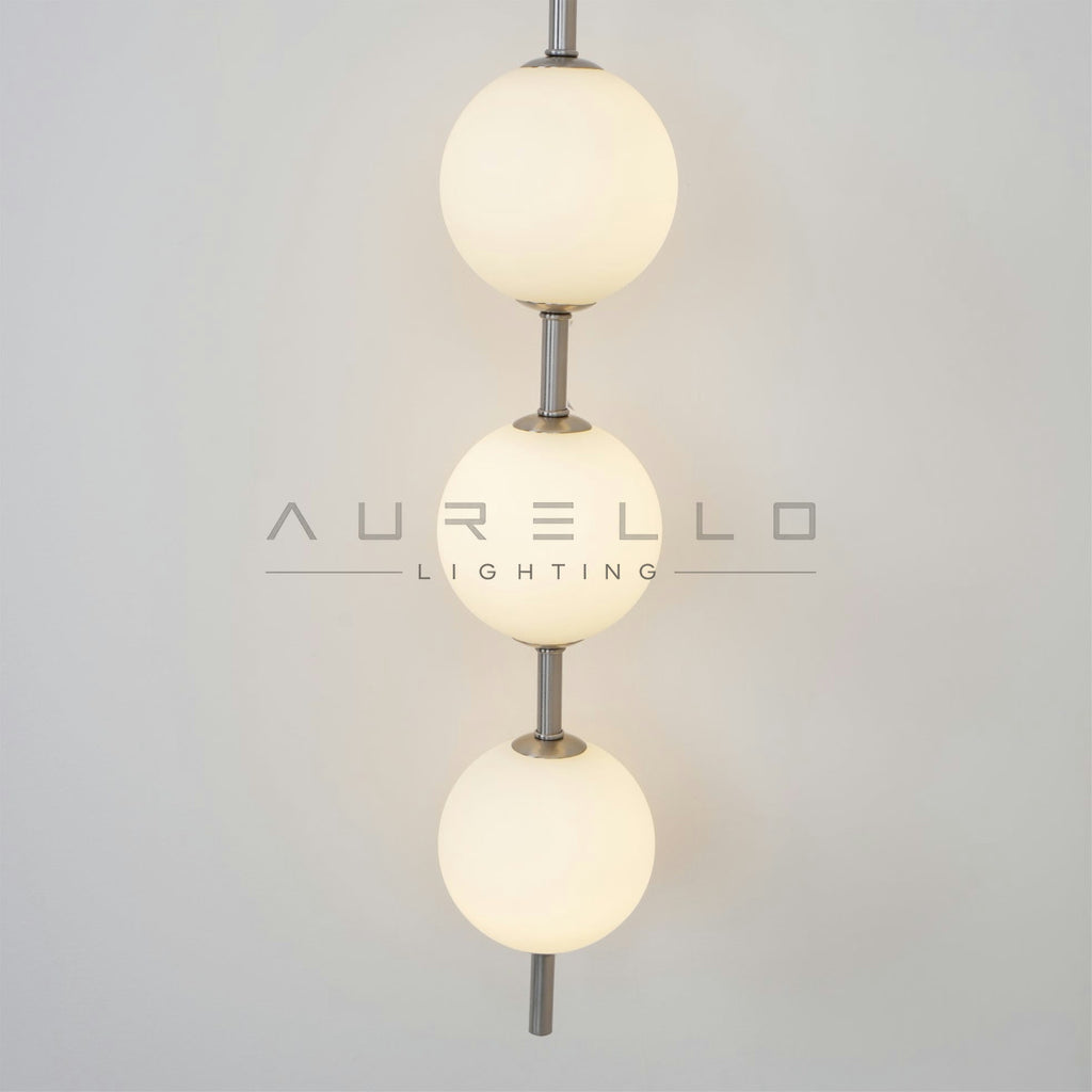 Vertical Globe Wall Lamp