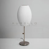 Faux Silk Bubble Table Lamp