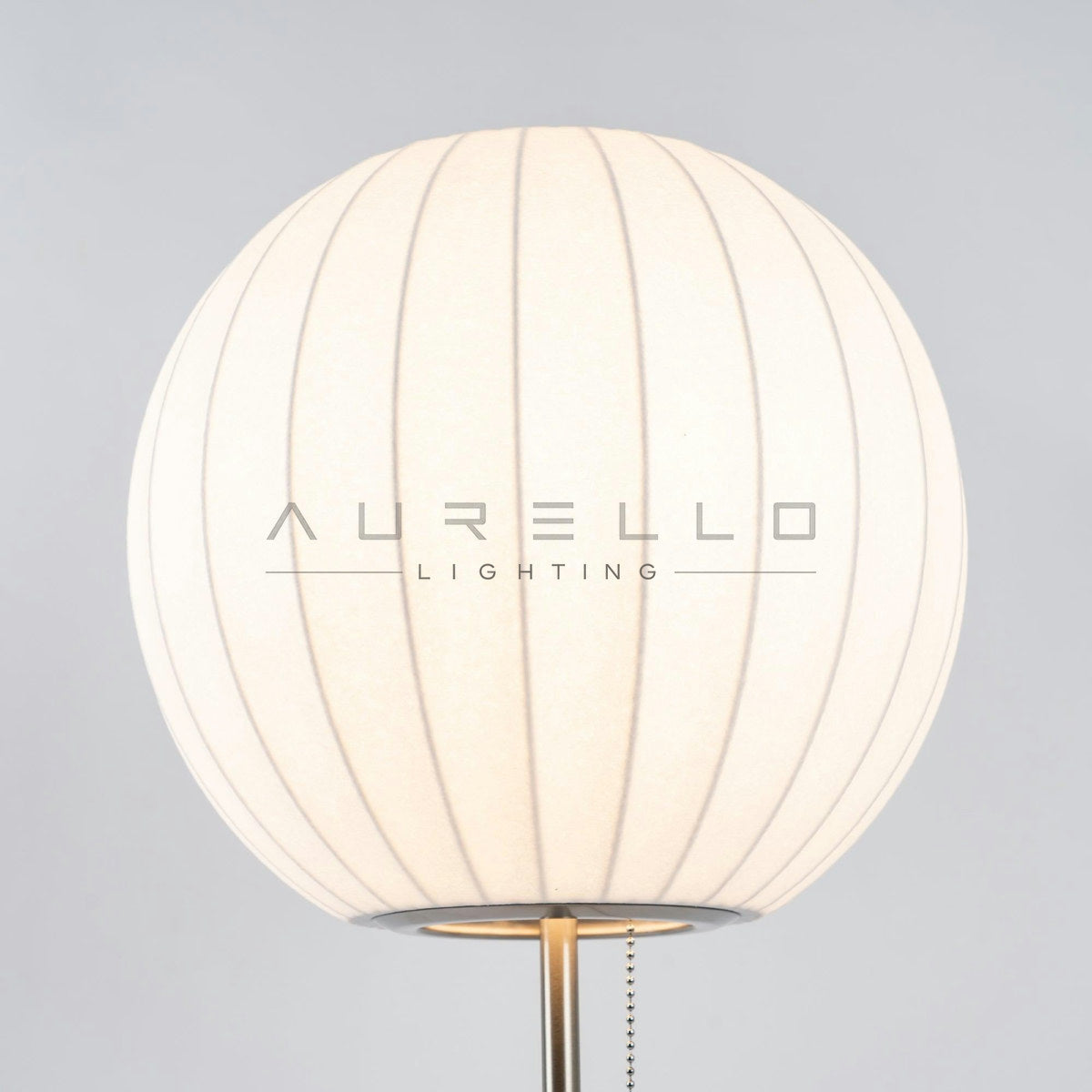 Faux Silk Bubble Table Lamp