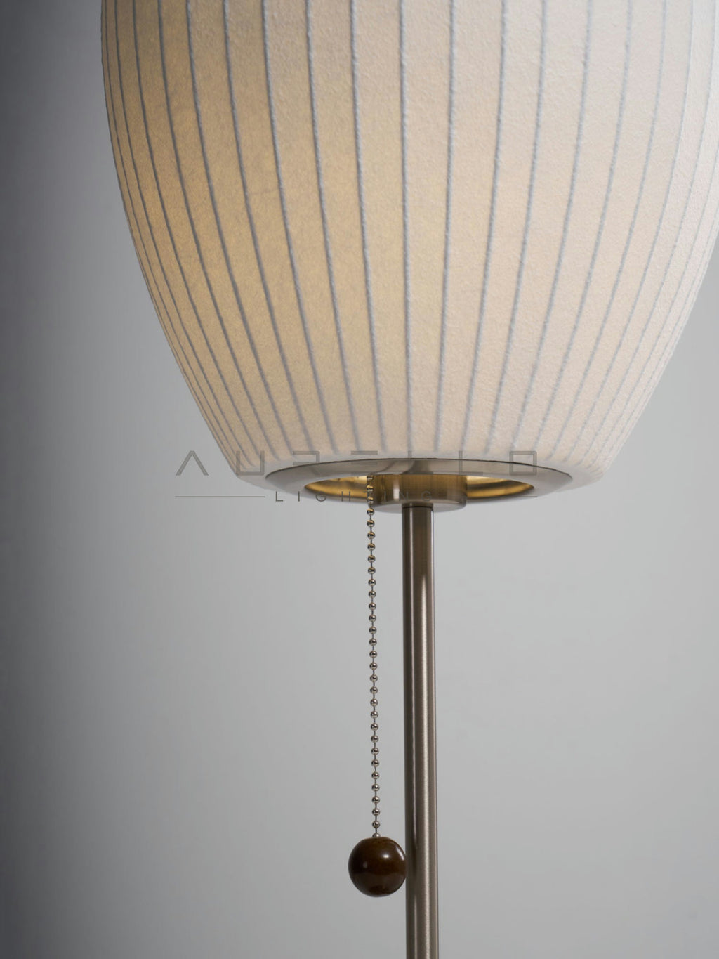 Faux Silk Bubble Table Lamp