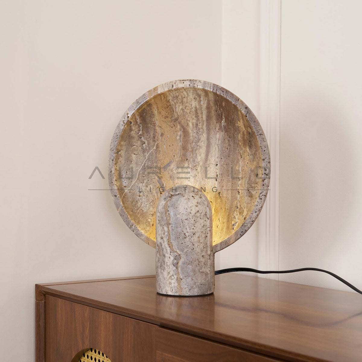 Eclipse Stone Table Lamp