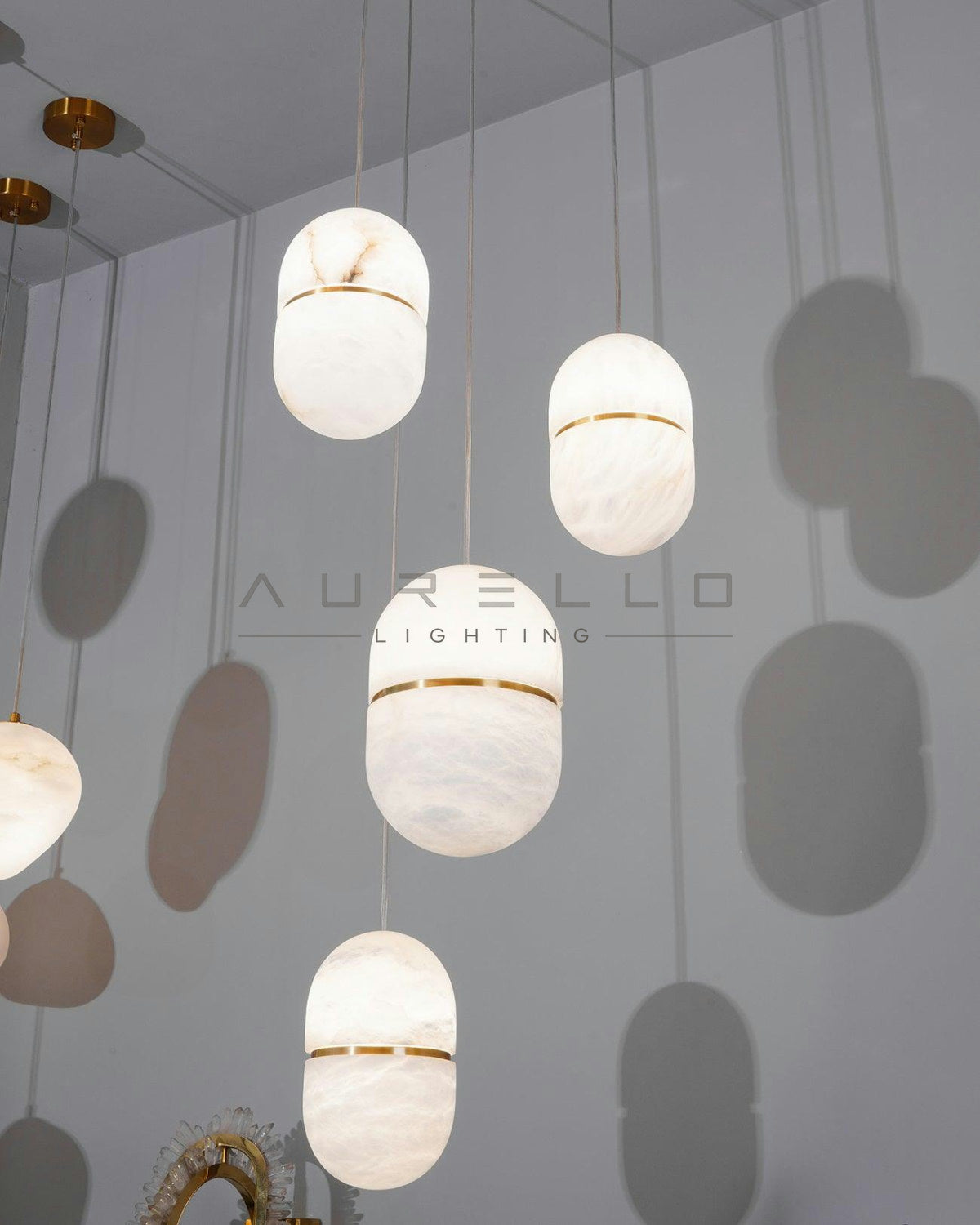 YUM Alabaster Pendant Light